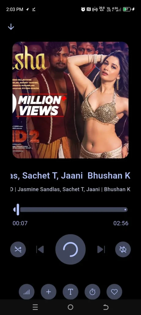 Music App Screenshot