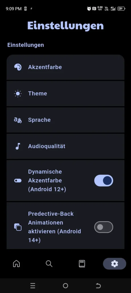 Music App Screenshot