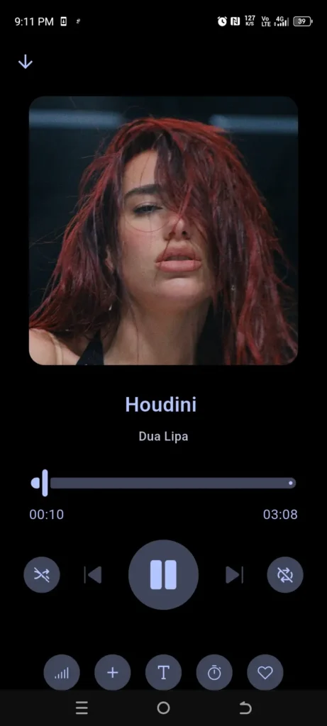 Music App Screenshot
